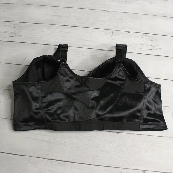 Playtex 18 Hour Women's Bra Plus Size 44D Wire Free Full Figure Black - Picture 3 of 4